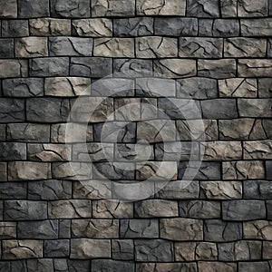 Eerily Realistic Handcrafted Stone Wall With Detailed Medieval Texture