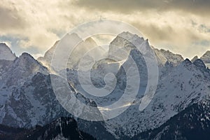 Eeriness mountain landscape, Tatry, Poland