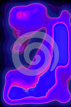 Eetherical Glamourous Abstract Colors Casted in Mitaculous Forms photo