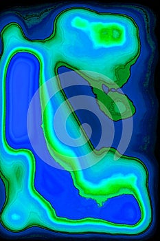 Eetherical Glamourous Abstract Colors Casted in Mitaculous Forms photo