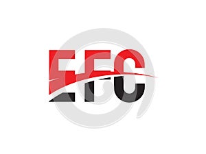 EFC Letter Initial Logo Design Vector Illustration photo