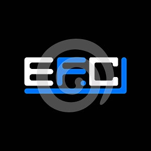 EFC letter logo creative design with vector graphic, EFC photo