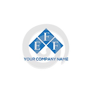 EFF letter logo design on BLACK background. EFF creative initials letter logo concept. EFF letter design