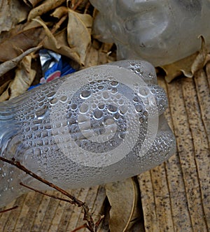 EFFECT OF THE SUN ON A PLASTIC BOTTLE