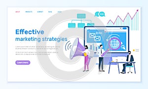 Effective Marketing Strategies Online Web Page