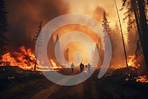 Effective strategies for combating and preventing forest fires in various environments photo
