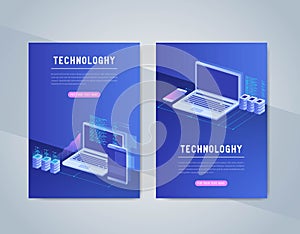 Effective template technology data, mining server farm room and smart digital devices such as phone ,computer, data, data processi