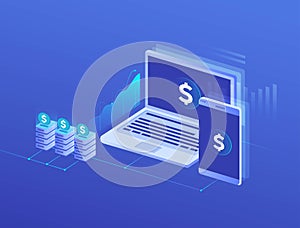 Effective template technology data, mining server farm room and smart digital devices such as phone ,computer, data, data processi