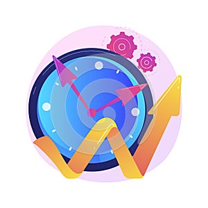 Effective time managementt vector concept metaphor