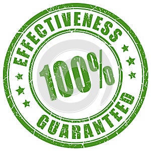 Effectiveness guaranteed vector stamp