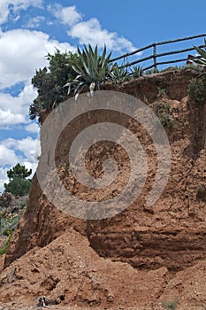 Seaside coastal erosion