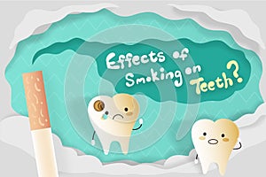 Effects of smoking on teeth