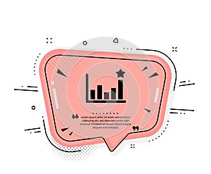 Efficacy icon. Business chart sign. Vector