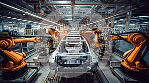 efficiency robot car production