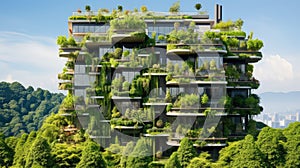 efficient green condominium building