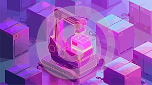 Efficient Isometric Smart Automated Robot Arm in Action