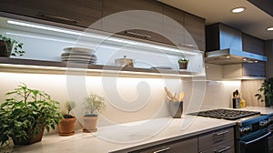 efficient led light fixture In the second photograph