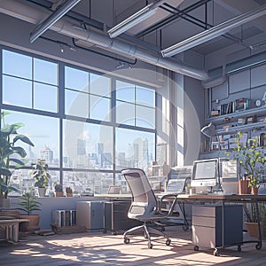 Efficient Office: Professional Desk Setup for Productivity