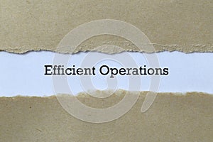 Efficient operations on paper