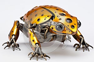 Efficient Robotized modern frog. Generate Ai