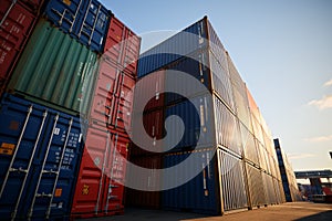 Efficient storage and handling of cargo containers in a bustling port