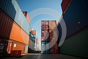 Efficient storage and handling of cargo containers in a bustling port