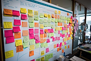 Efficient Structured scrum board project management. Generate ai