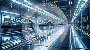 Efficient and Sustainable, Car Factory Assembly Line for Quality and Affordability, Generative AI