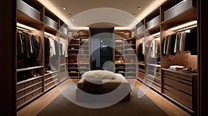 Efficient Walk-in Closet Design. Generative AI