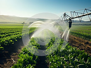 Efficient water irrigation for liveliness of rural agricultural lands