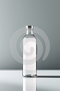 Effortless Sophistication: Unbranded Glass Bottle in Modern Simplicity