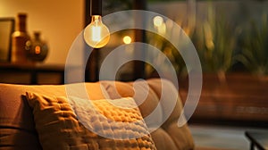 Effortlessly create a healthier and more balanced environment in your home with circadian lighting technology. photo