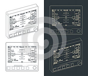EFIS mini blueprints
