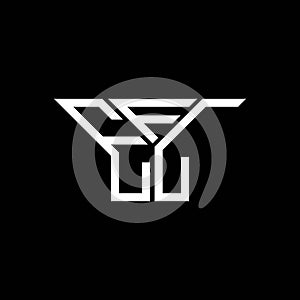 EFL letter logo creative design with vector graphic, EFL