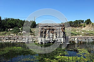 The Eflatun Spring of the Hittite civilization, Konya, Turkey