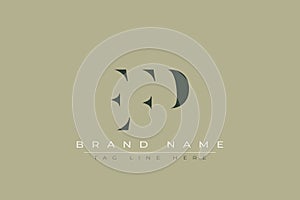 EFP abstract letter logo design