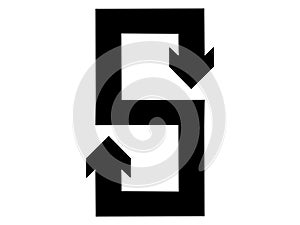 left right pathways arrows