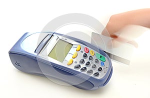 EFTPOS machine.