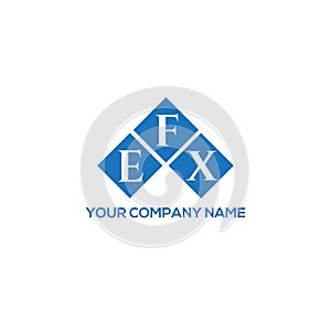 EFX letter logo design on BLACK background. EFX creative initials letter logo concept. EFX letter design
