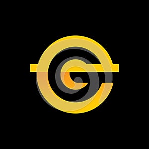 EG circle cool vector logo