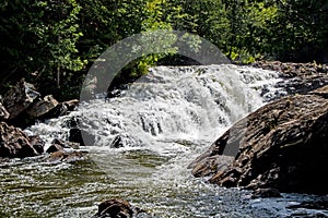 Egan Chutes Waterfall On The York River In Bancroft, Ontario
