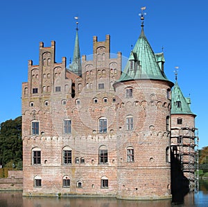 The Egeskov castle in Denmark.