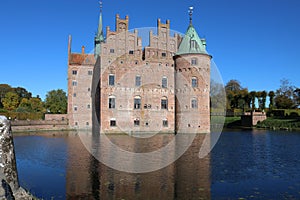 The Egeskov castle in Denmark.