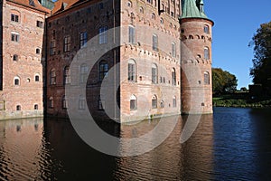 The Egeskov castle in Denmark.