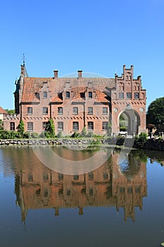 Egeskov castle and reflection