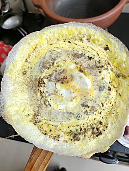 Egg appam homemade