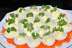 Egg appetizers photo