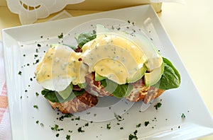 Egg And Bacon Benedict
