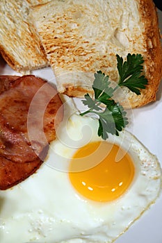 Egg, Bacon And Toast