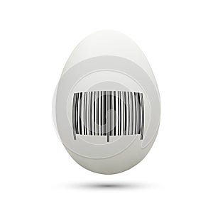 Egg with bar code